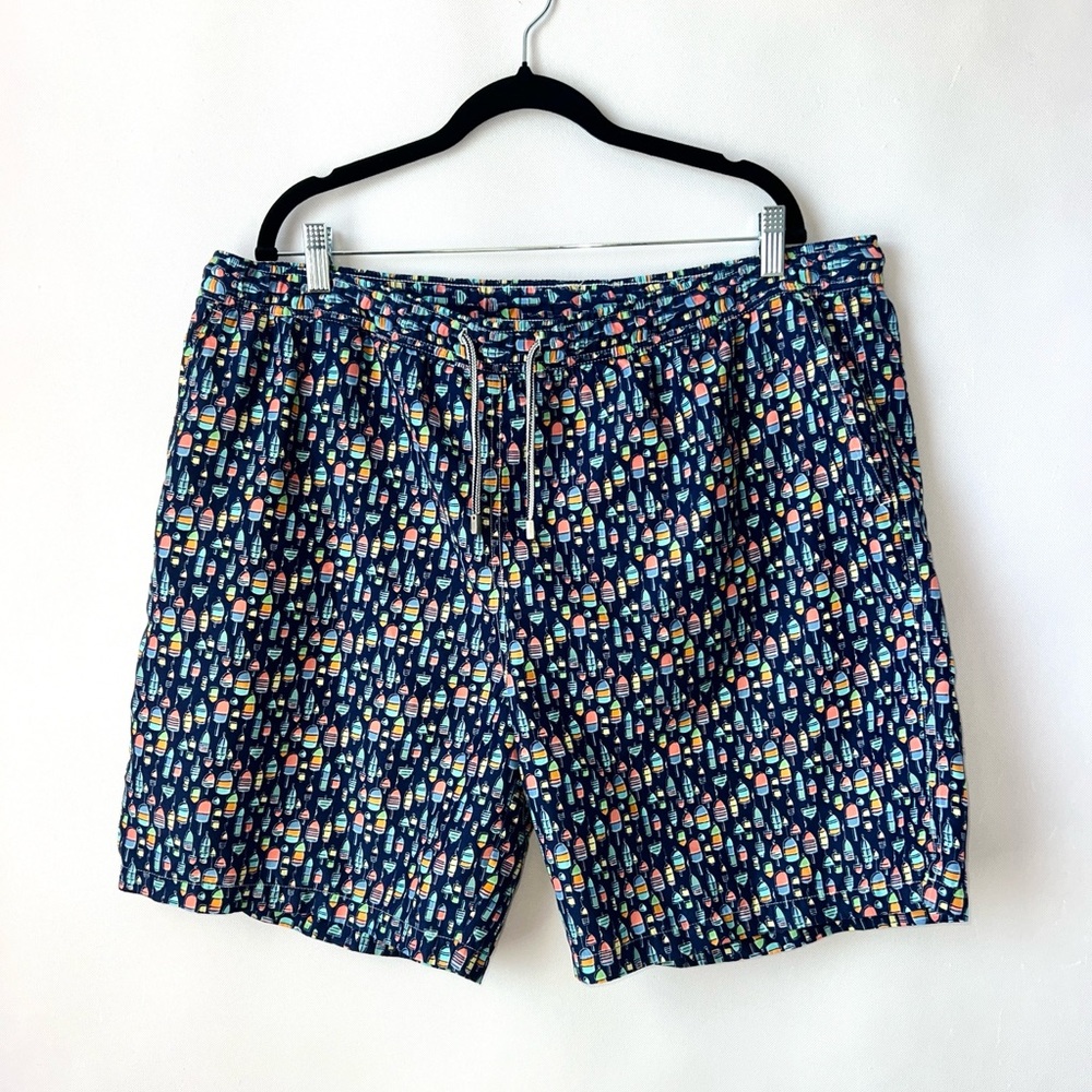 PETER MILLAR SEASIDE COLLECTION SHAKERS AND SUDS MEN'S SWIM TRUNK XL